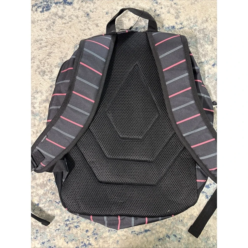 Volcom Sunston Backpack NWT Black Pink Gray $40 Retail See Pics For Details